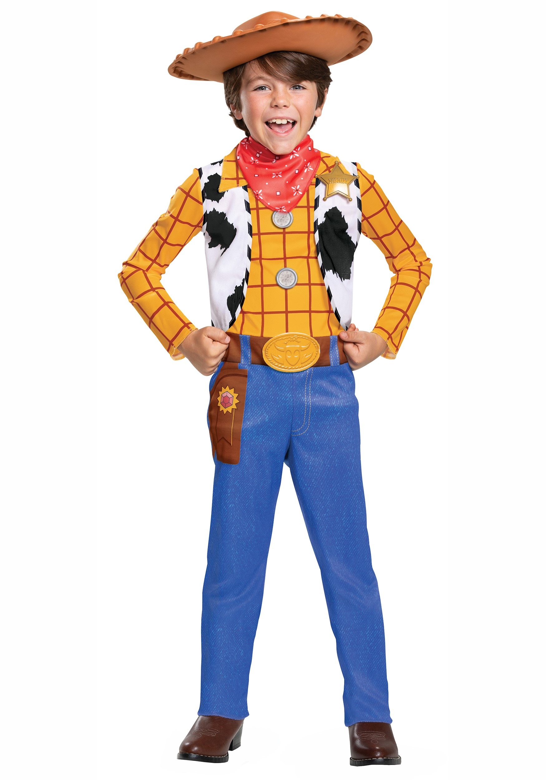 Photos - Fancy Dress Toddler Disguise  Woody Toy Story Classic Costume Yellow/Blue/Red D 