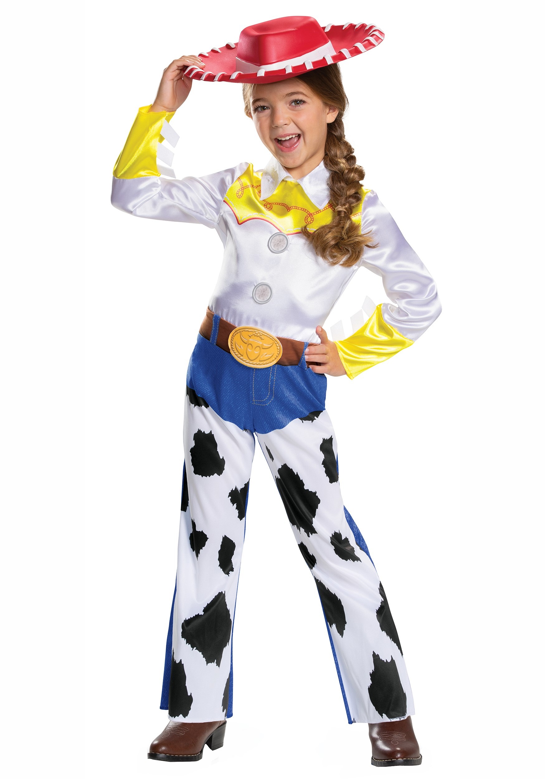 Photos - Fancy Dress Toddler Disguise  Classic Toy Story Jessie Costume Red/Yellow/White 