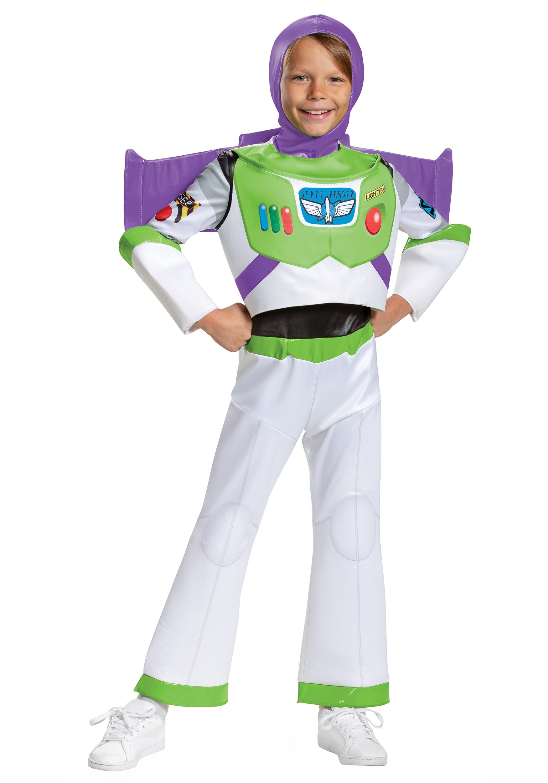 Photos - Fancy Dress Toddler Disguise Toy Story  Buzz Lightyear Deluxe Costume Green/Purple& 