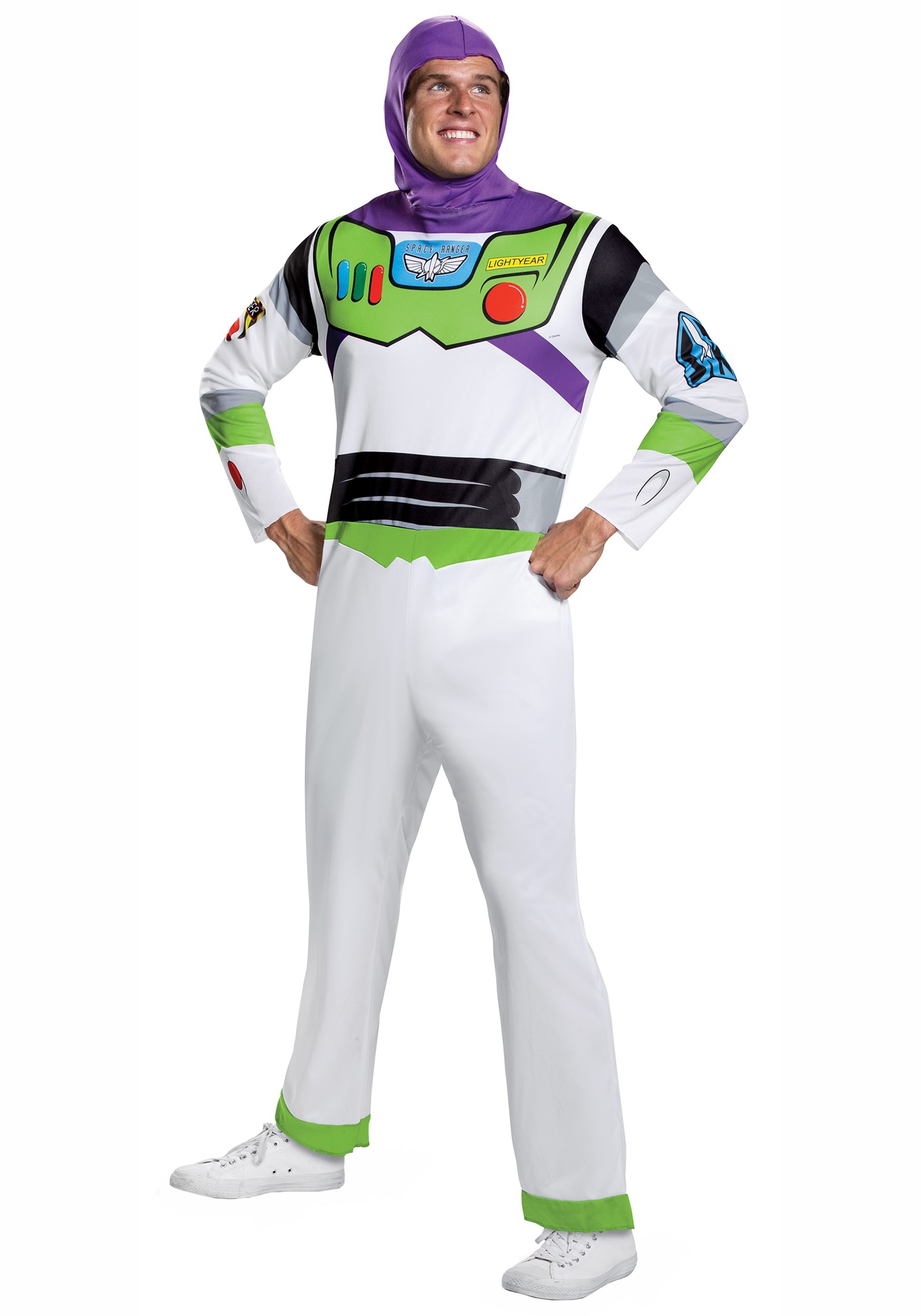 Adult Buzz Lightyear Toy Story Classic Costume | Buzz Lightyear Costumes