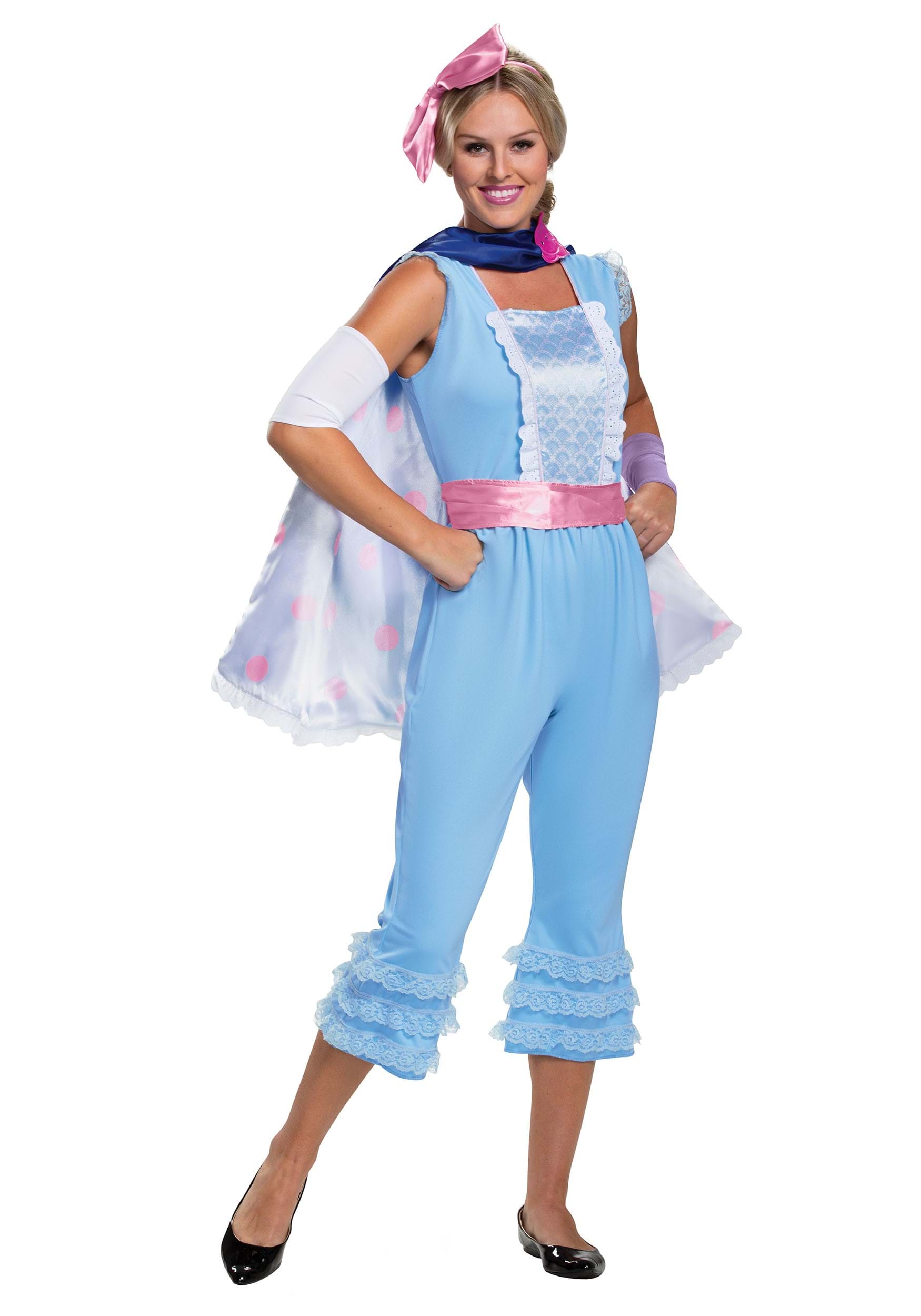 Photos - Fancy Dress Deluxe Disguise Women's Toy Story Bo Peep  Costume Pink/Blue/White 