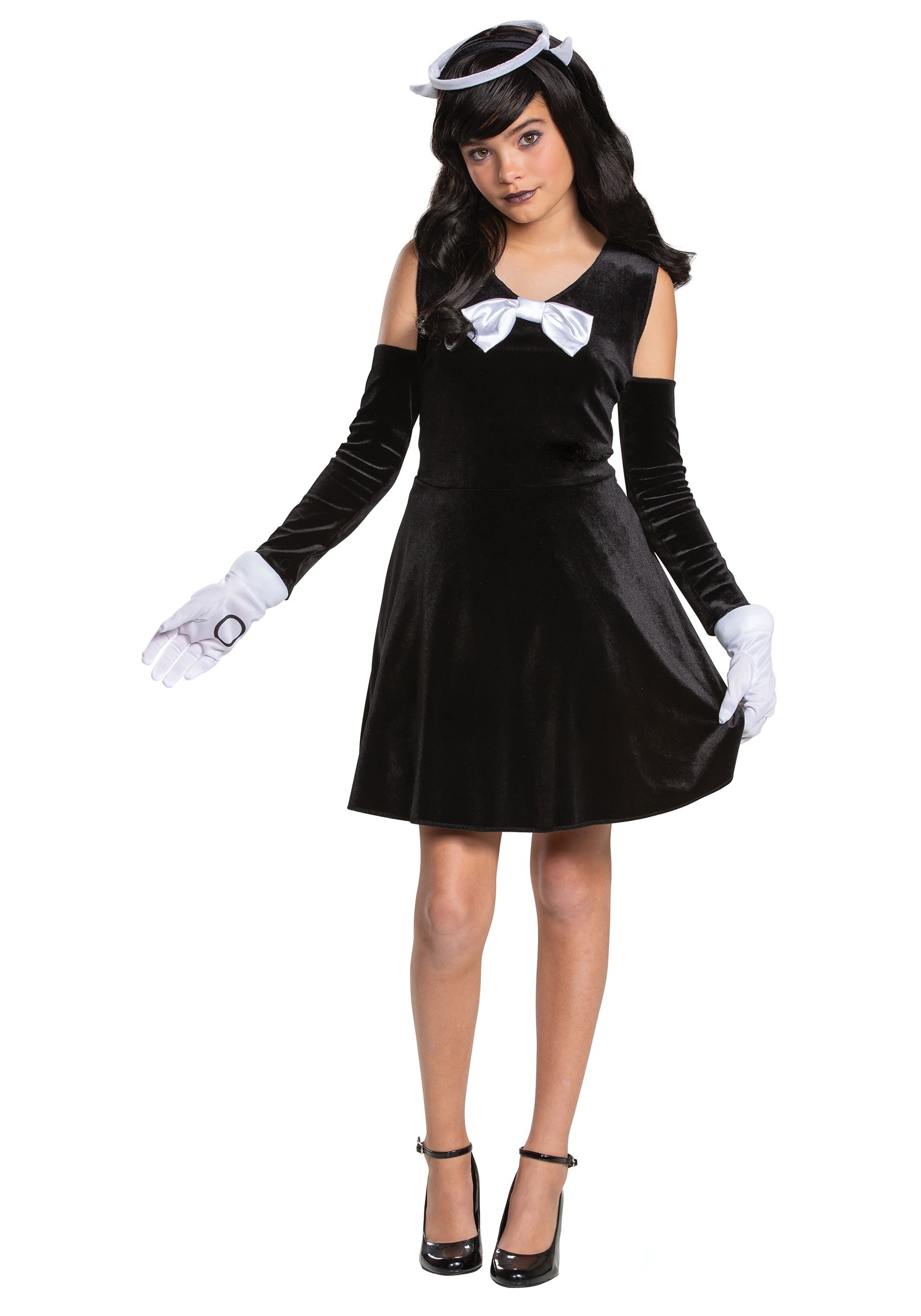Bendy and the Ink Machine Alice Angel Classic Costume for Girls | Video Game Costumes