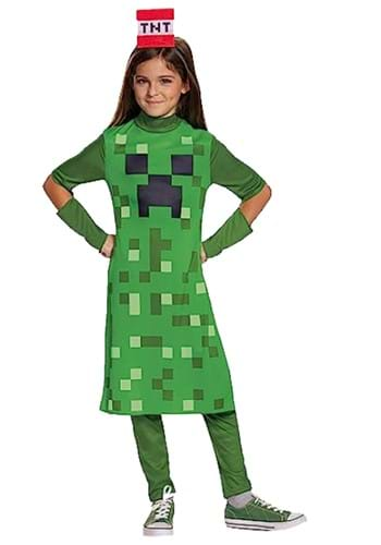 Minecraft Creeper Jumpsuit Kid's Costume