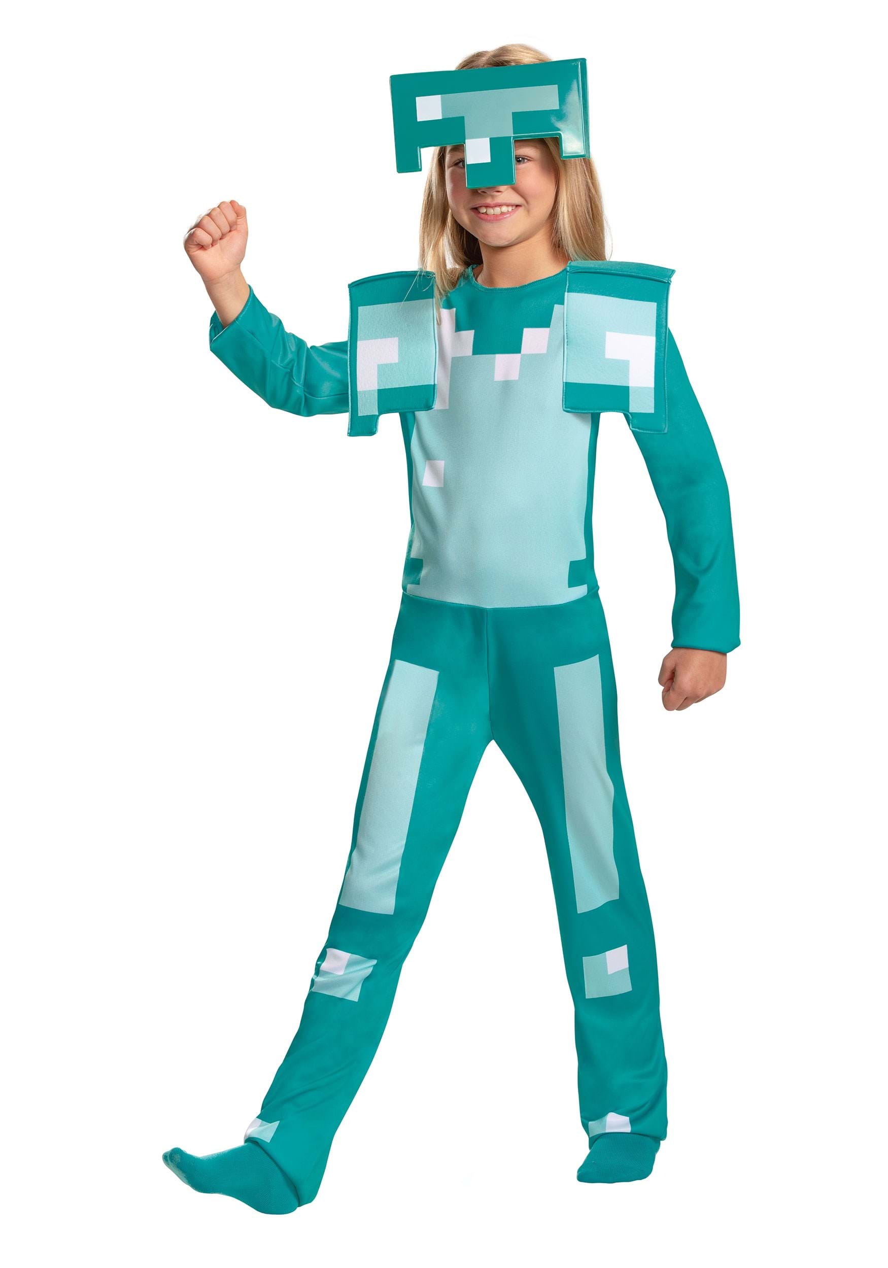 Classic Kids Minecraft Armor Costume