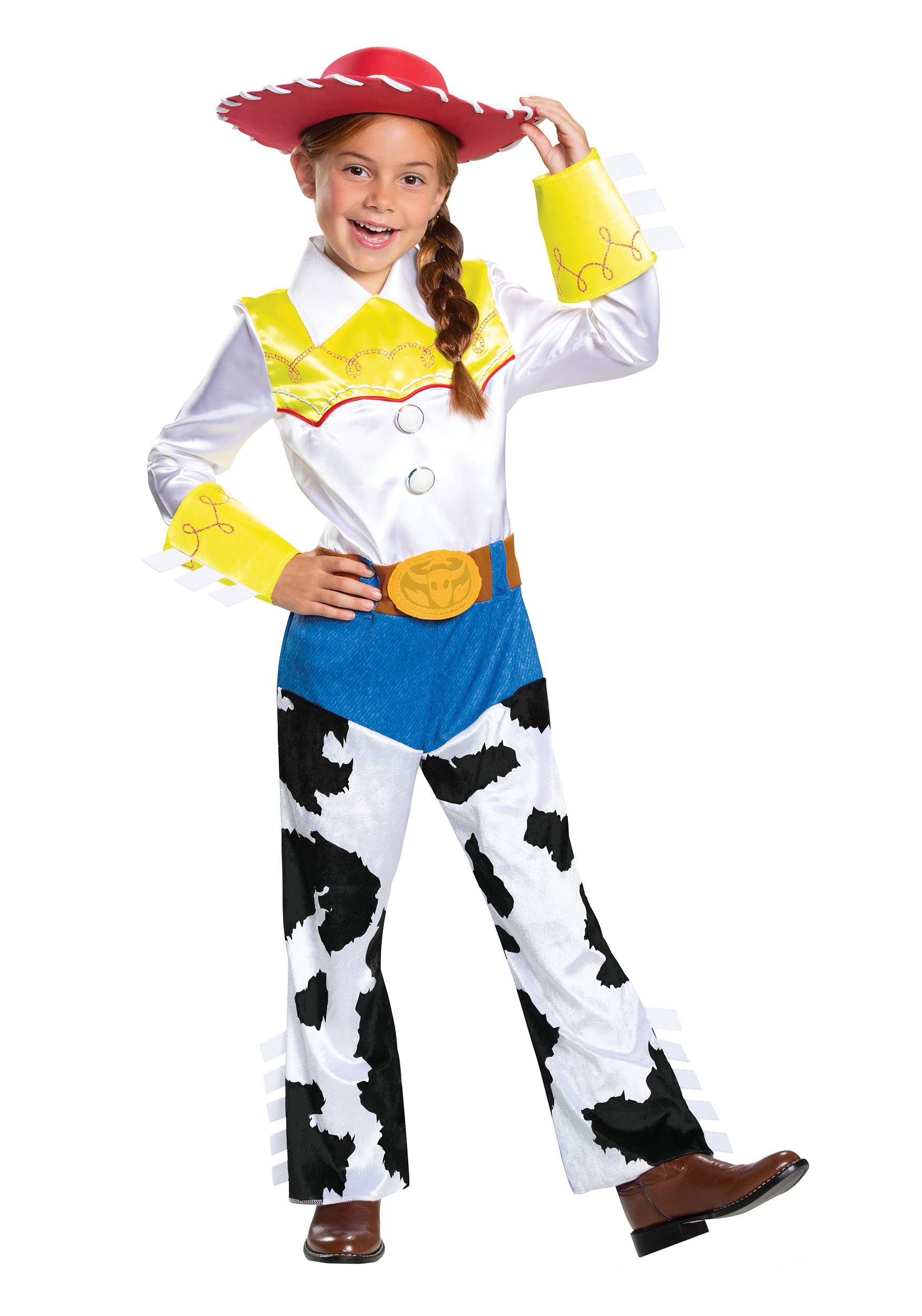 Photos - Fancy Dress Deluxe Disguise Toy Story Jessie  Costume for Girls Red/Yellow/Whit 