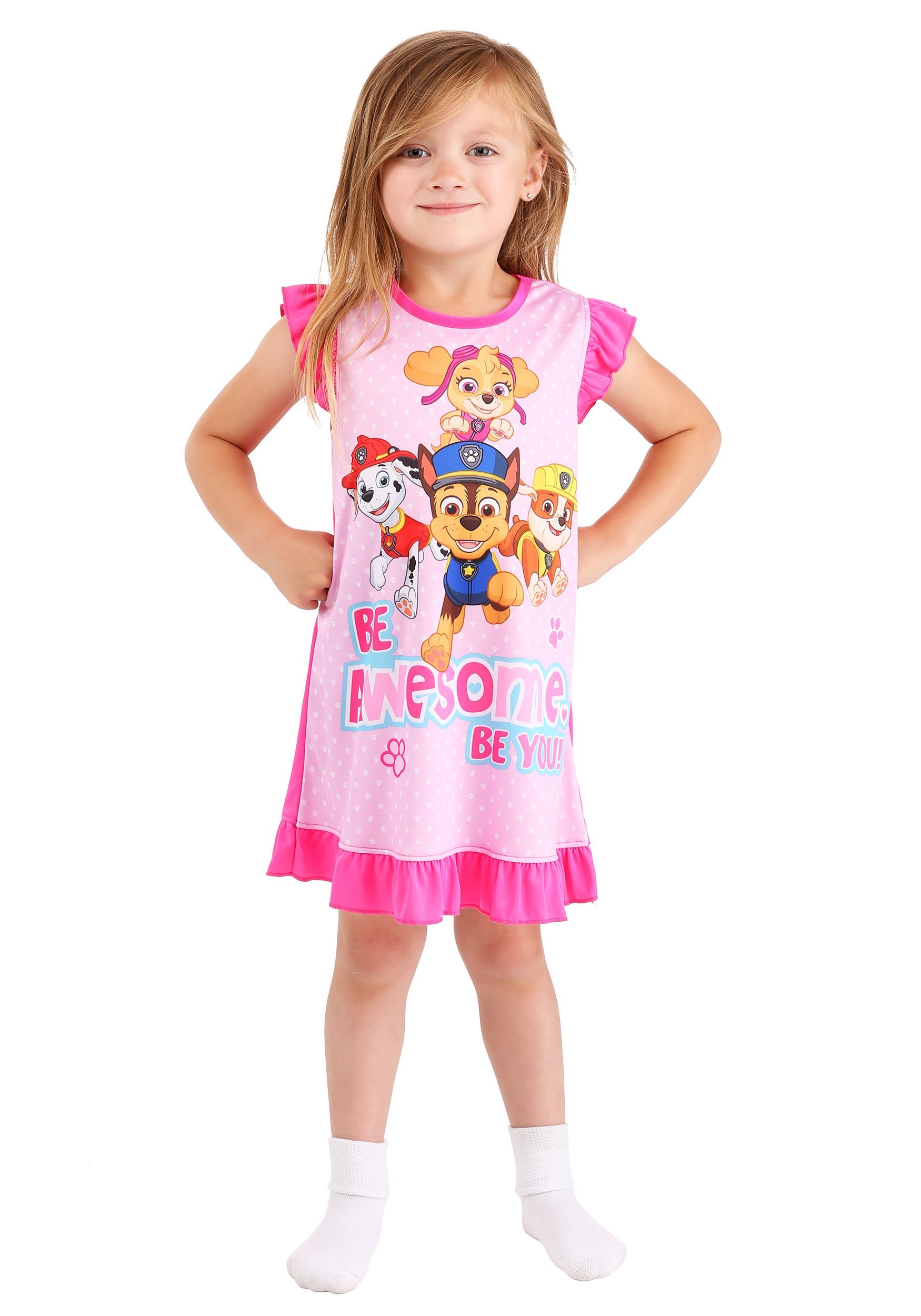 paw patrol night gown
