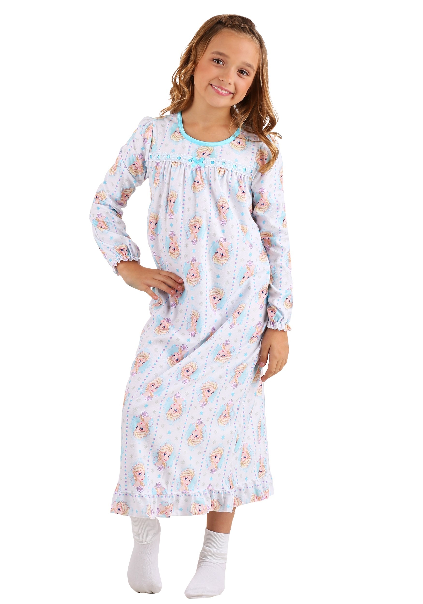 granny in night gown