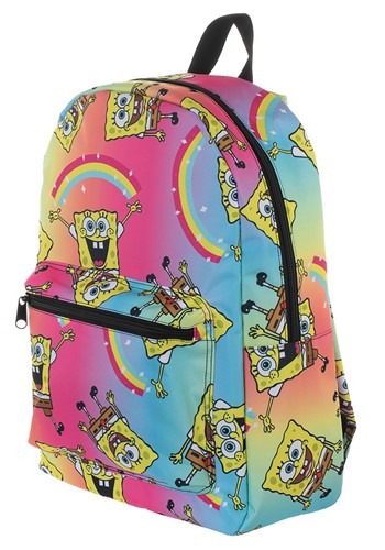 Spongebob Squarepants Rainbow Print Backpack