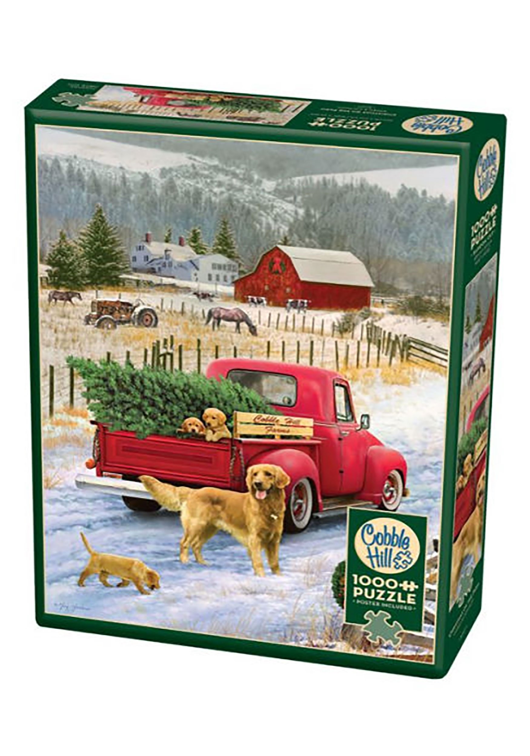 Christmas on the Farm Cobble Hill 1000 Piece Puzzle