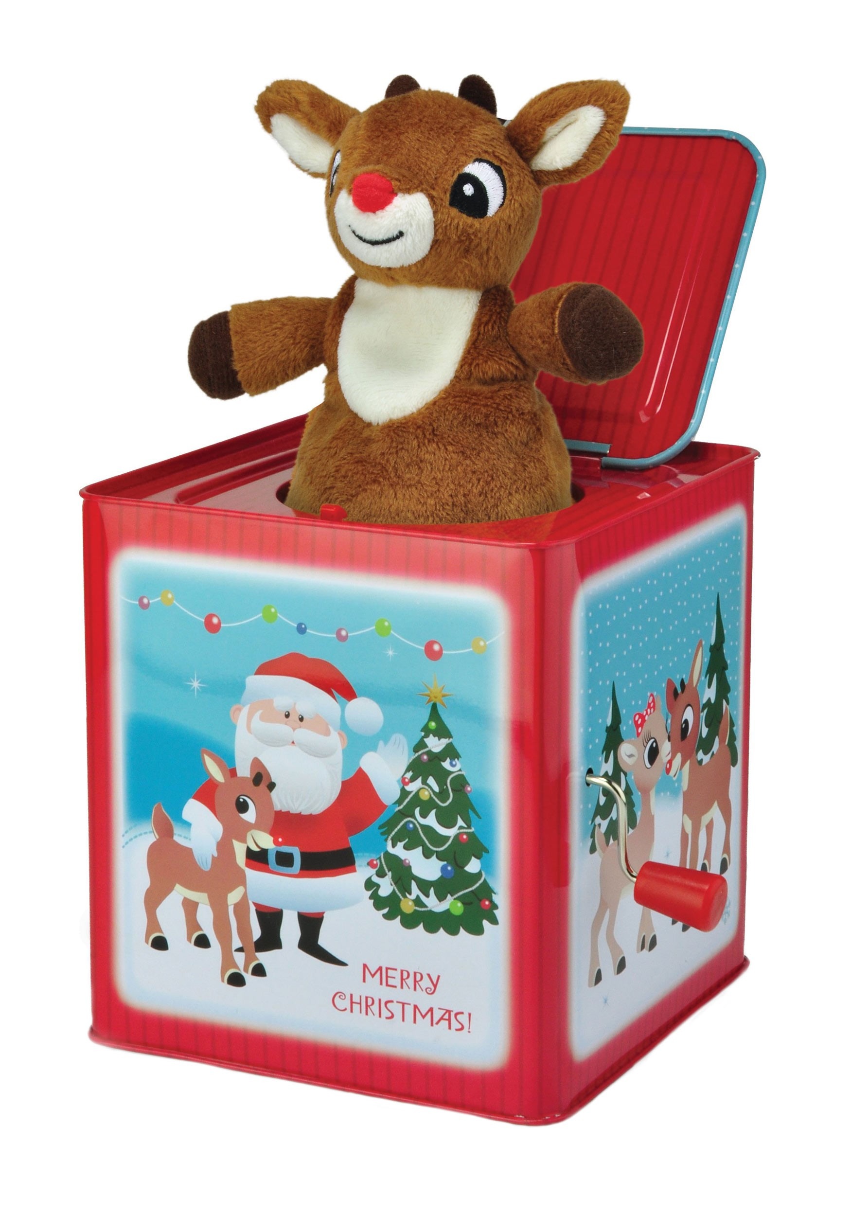 Rudolph the Red Nosed Reindeer Christmas Jack-in-the-Box