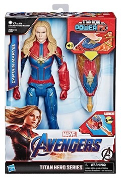 Avengers Endgame Titan Hero Power FX Captain Marvel Figure