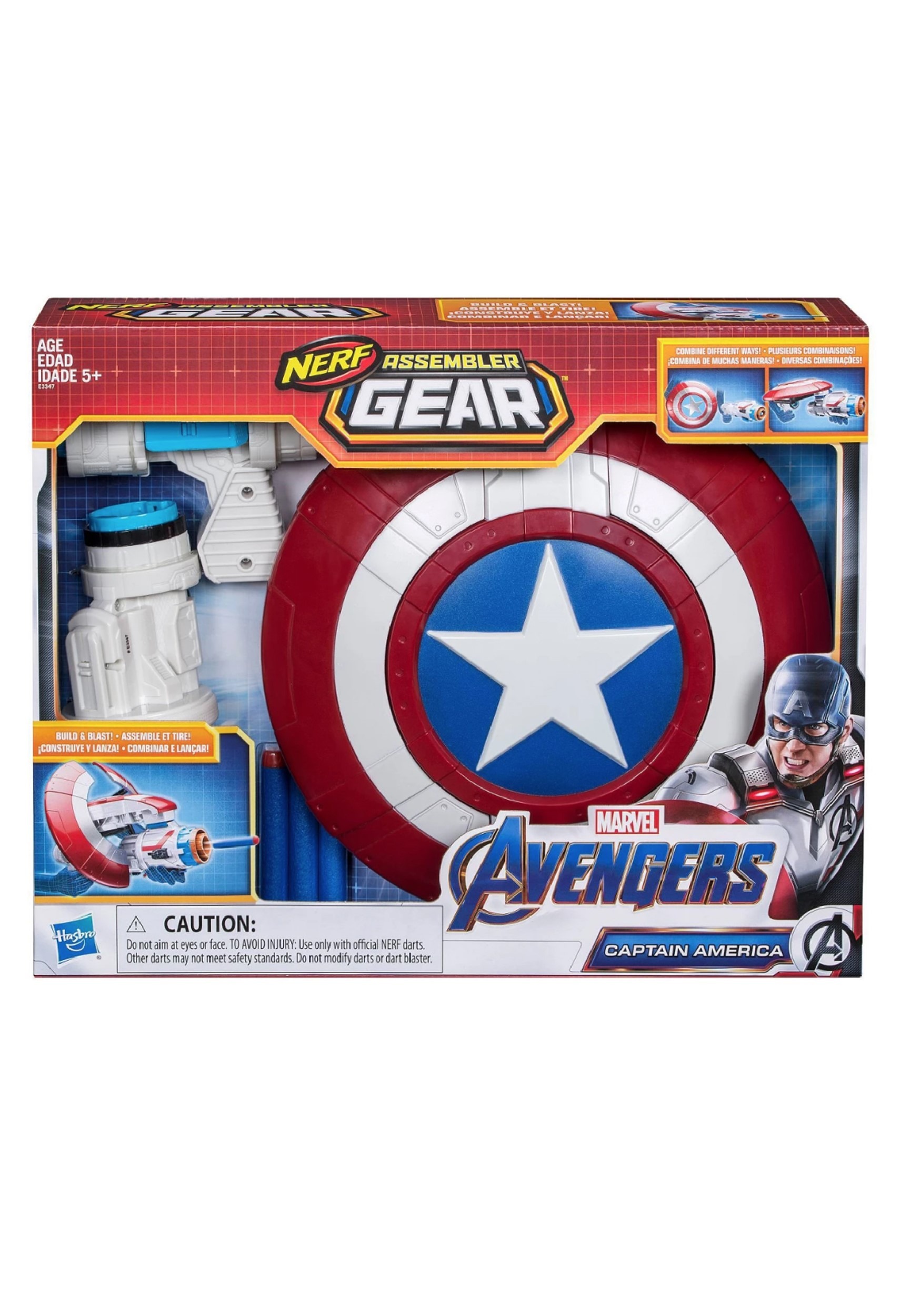 nerf avengers captain america