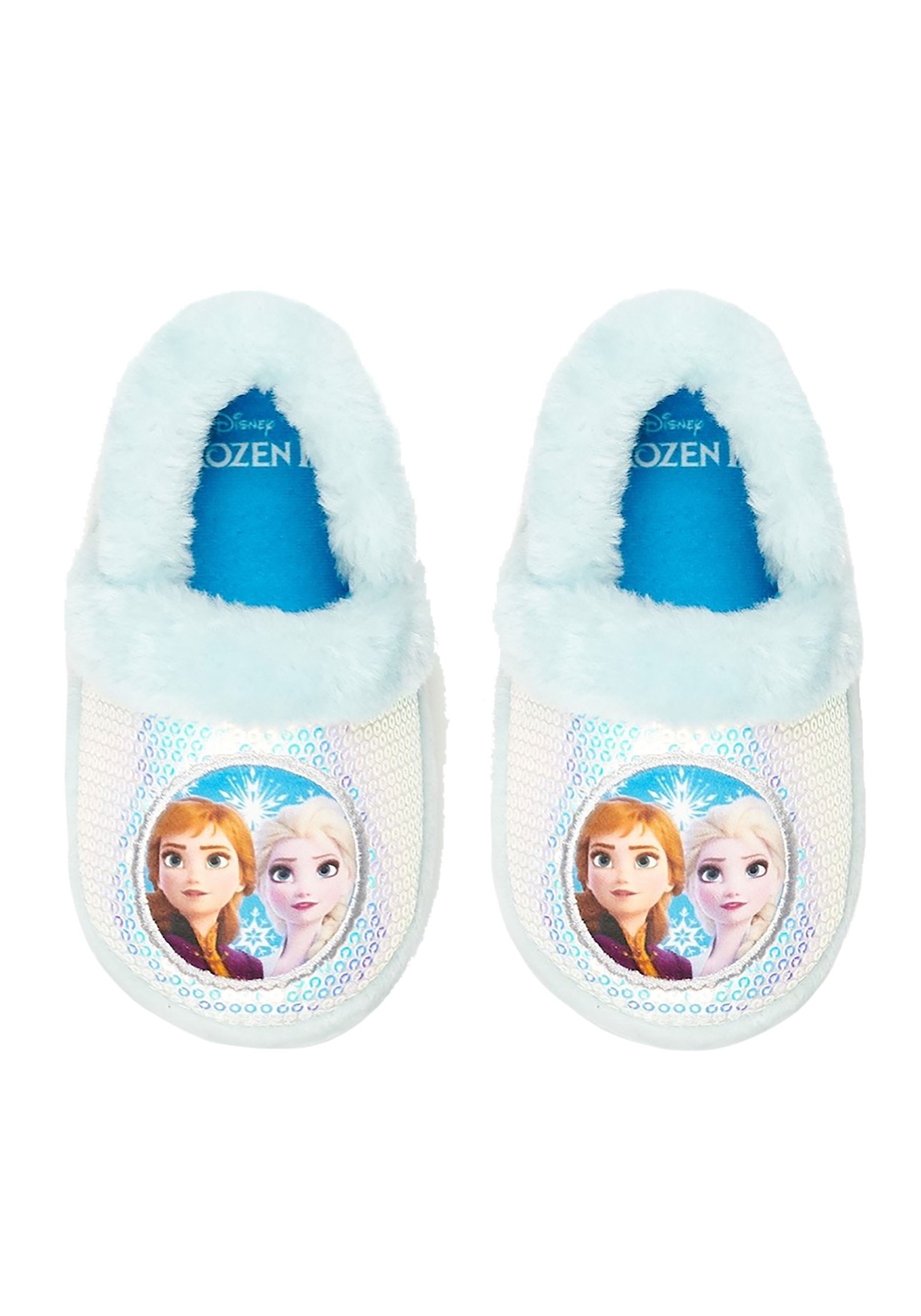 Disney Frozen Baby Girl Toddler Slippers Elsa Anna 5/6 Shoes Movie Christmas TV