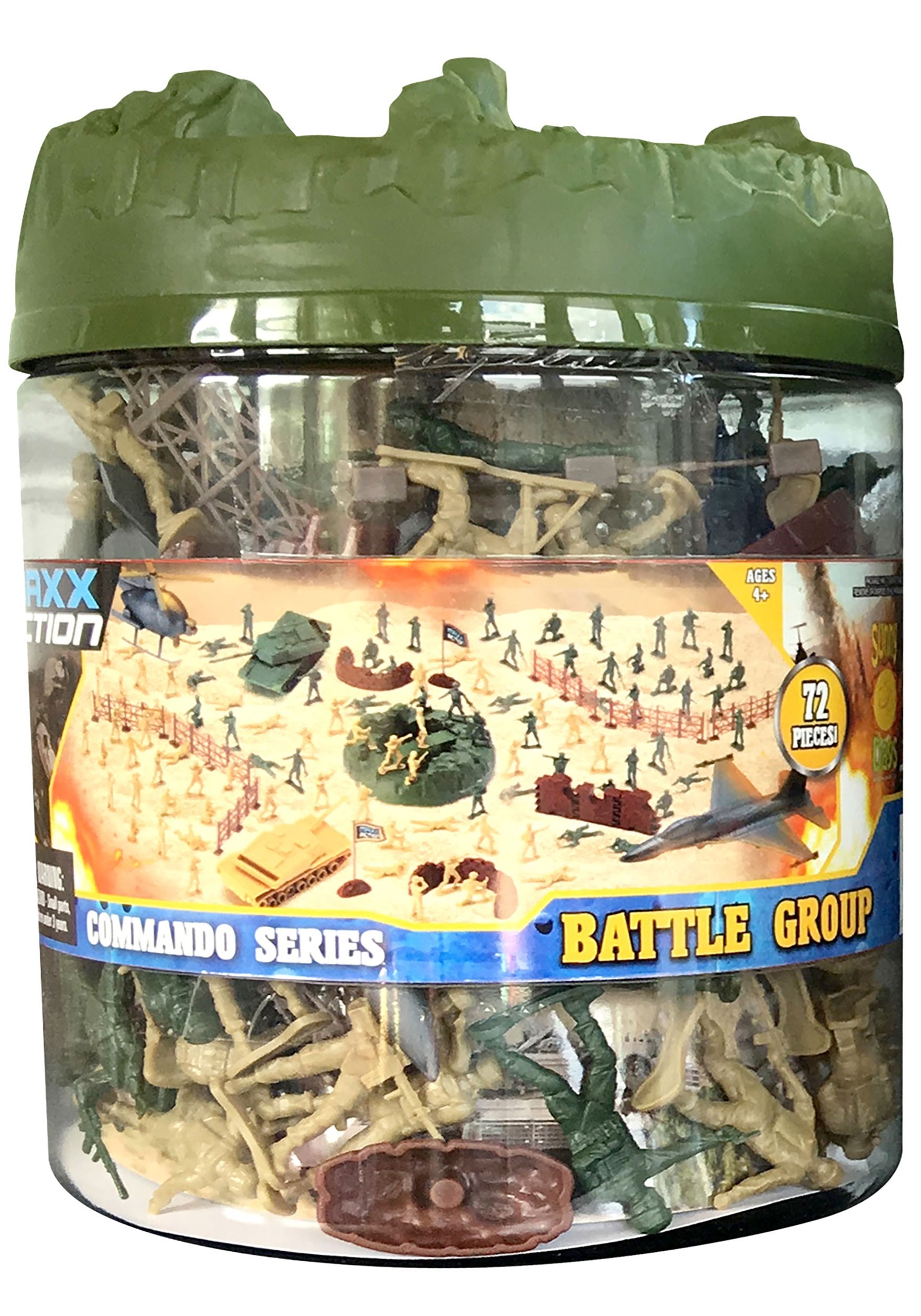 Commando Series Battle Group Bucket | Army Toy Figures