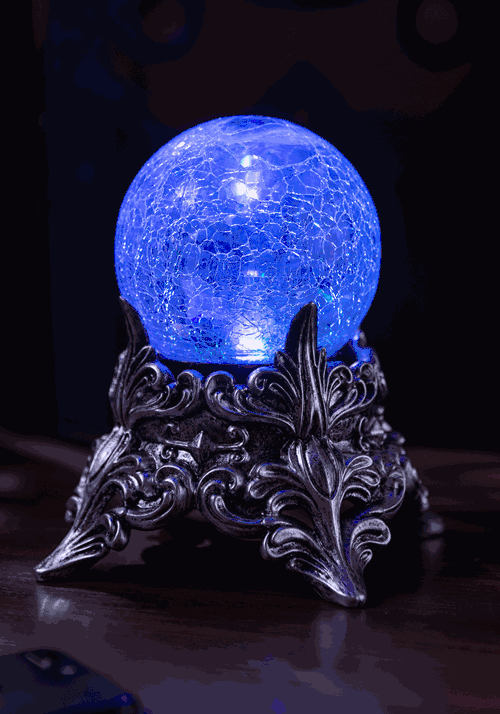 Color Changing 7 Inch Mystic Crystal Ball Decoration