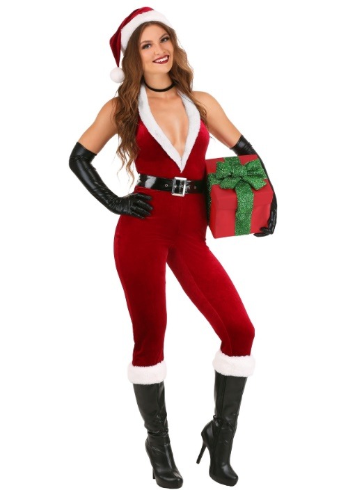 Women's Sexy Santa Bodysuit