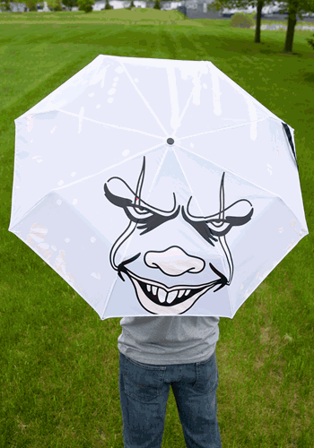 IT Pennywise Face Liquid Reactive Umbrella Update