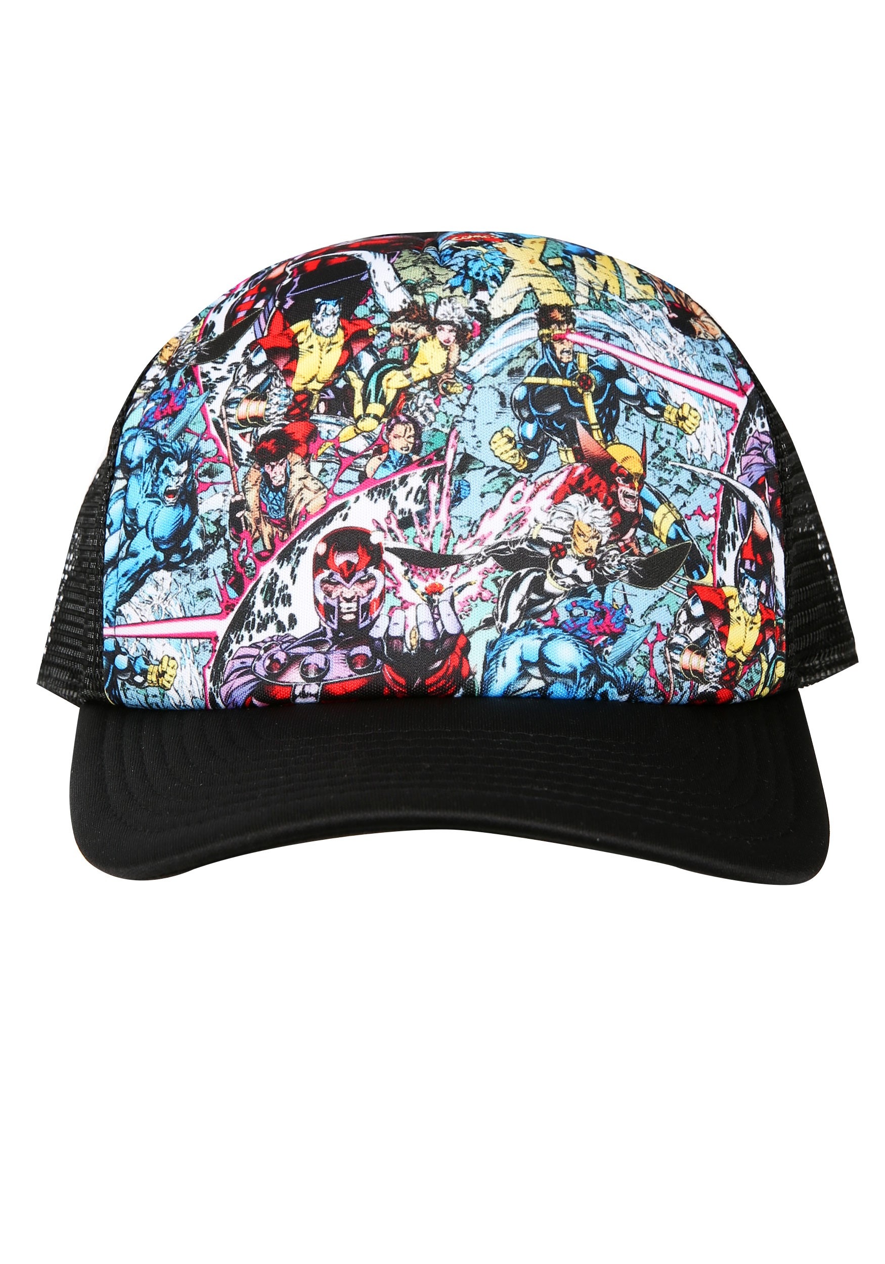 90s Comic Art Trucker Hat X-Mens | Marvel X-Men Hat