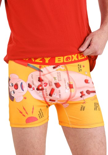 Crazy Boxers Operation Box Art Boxers Briefs for Men
