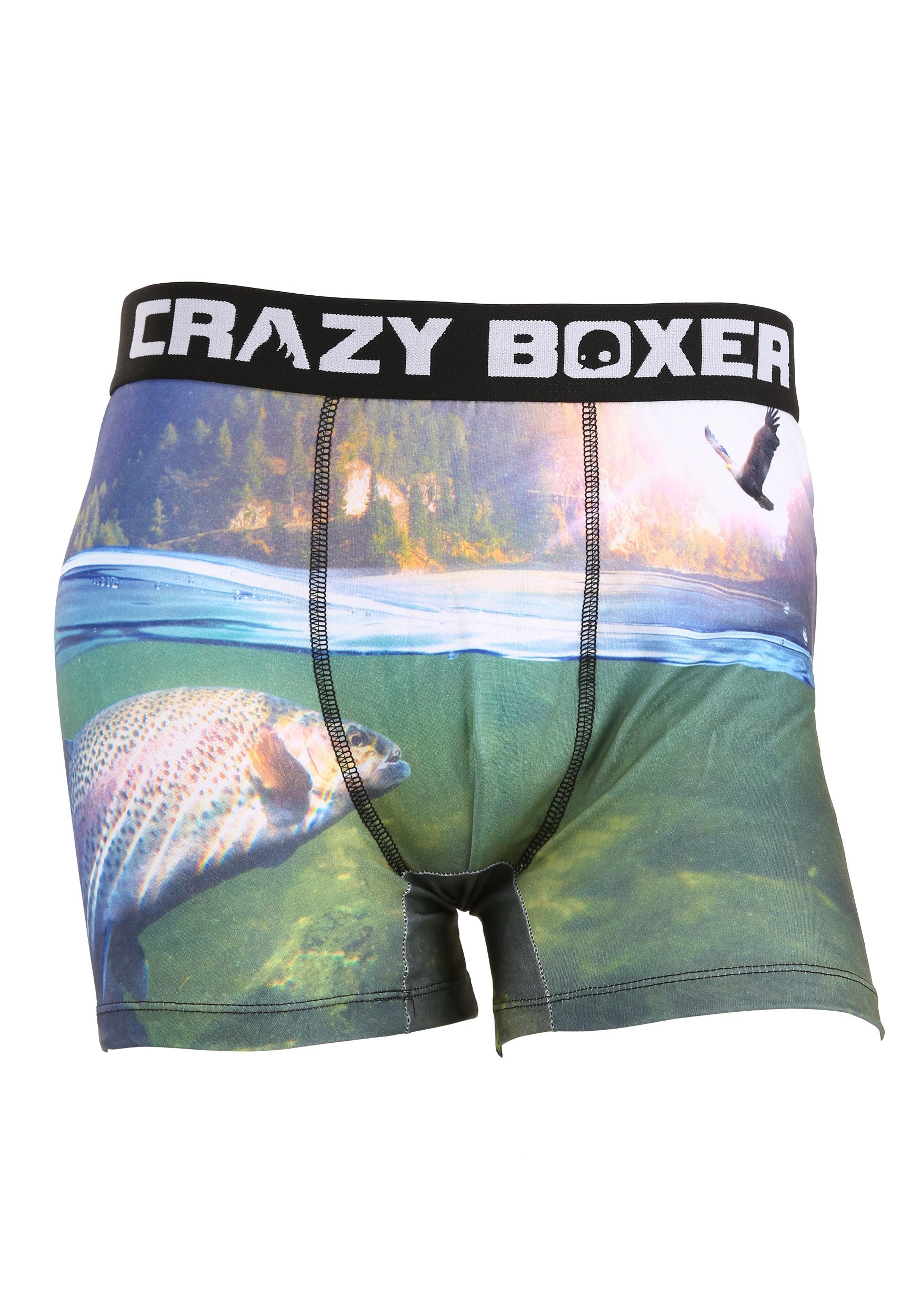Fishing Outdoors Crazy Boxers Mens Boxers Briefs