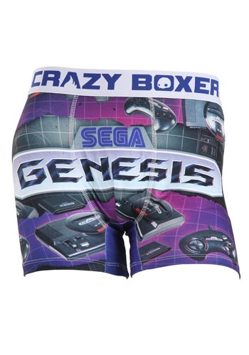 Crazy Boxers Sega Genesis Mens Boxers Briefs
