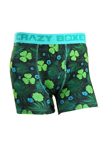 Shamrock Get Lucky Crazy Boxers Mens Boxer Briefs