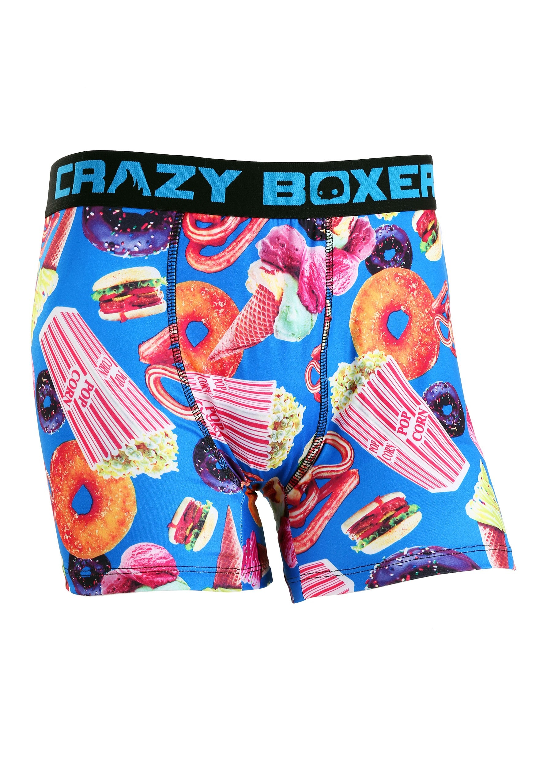 Summer Fair Foods Crazy Boxers Mens 