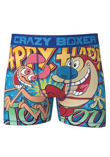 Crazy Boxers Ren & Stimpy Happy Happy Joy Joy Mens