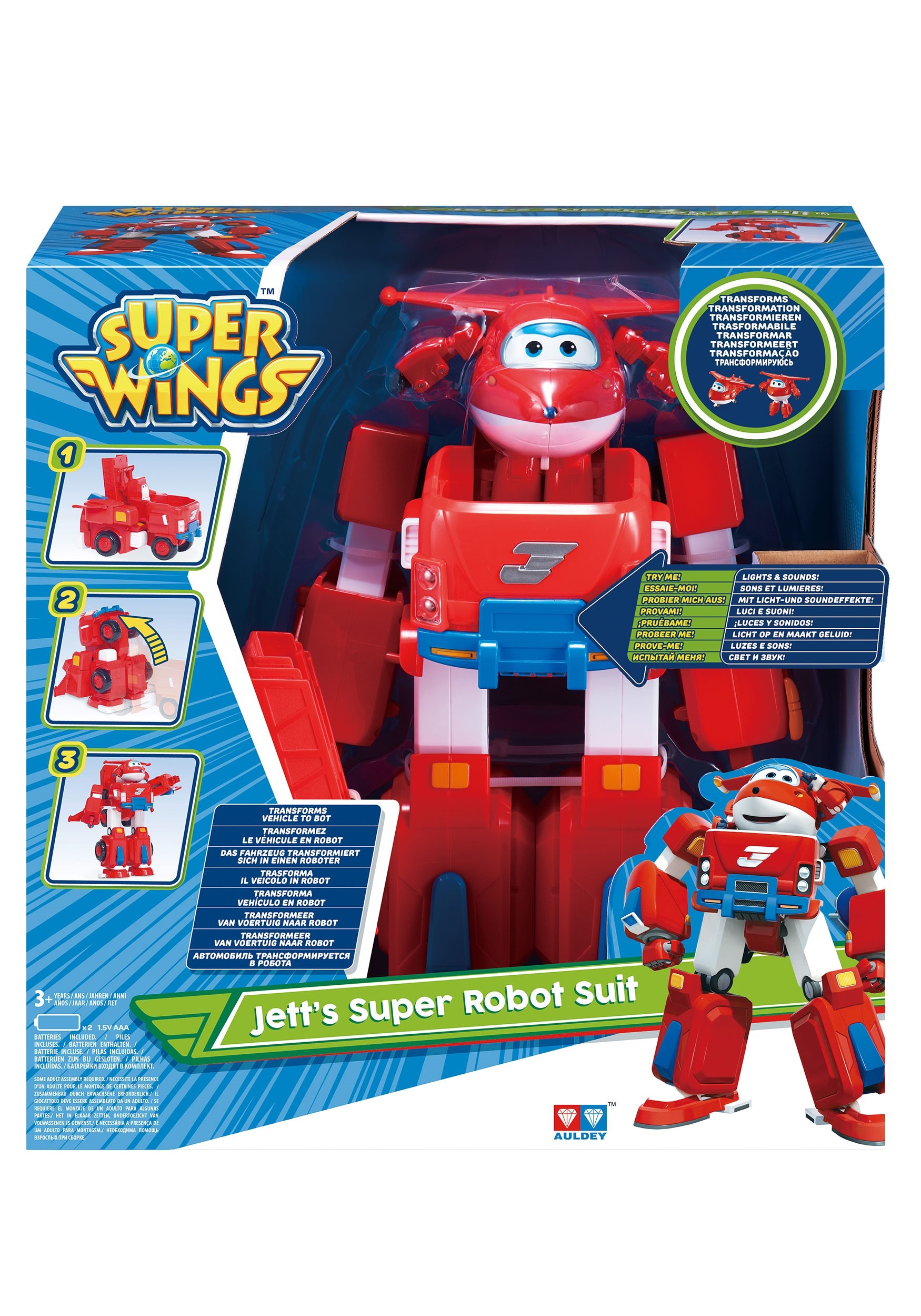 Super Wings Jetts Super Robot Suit Playset