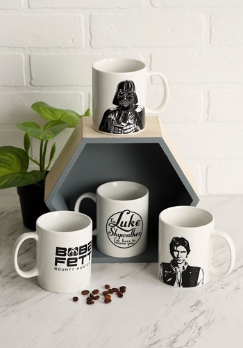 Star Wars 11oz Ceramic Coffee Cup 4 pack Update