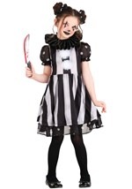 Girls Dark Circus Clown Costume