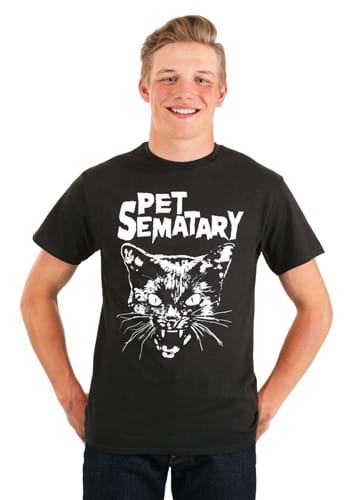 Pet Sematary Cat Face Black T-Shirt-Update