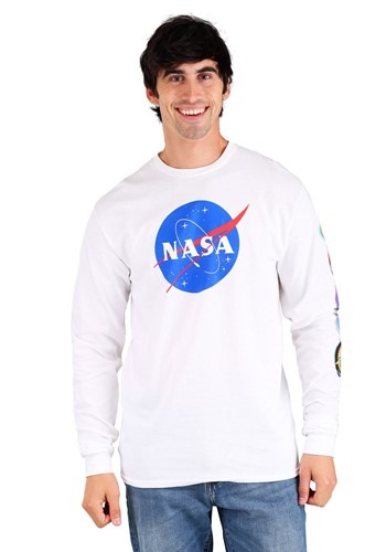 Mens NASA Long Sleeve T-Shirt