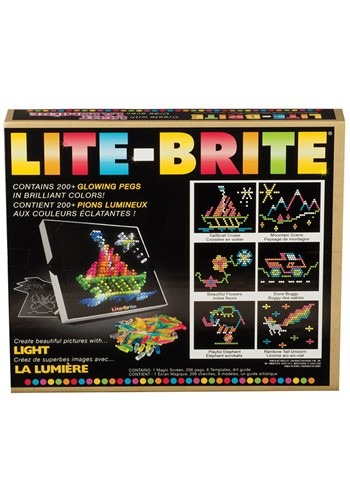 Hasbro Magic Screen Retro Style Lite Brite Kids Toy Fun Light Bright Game  Set