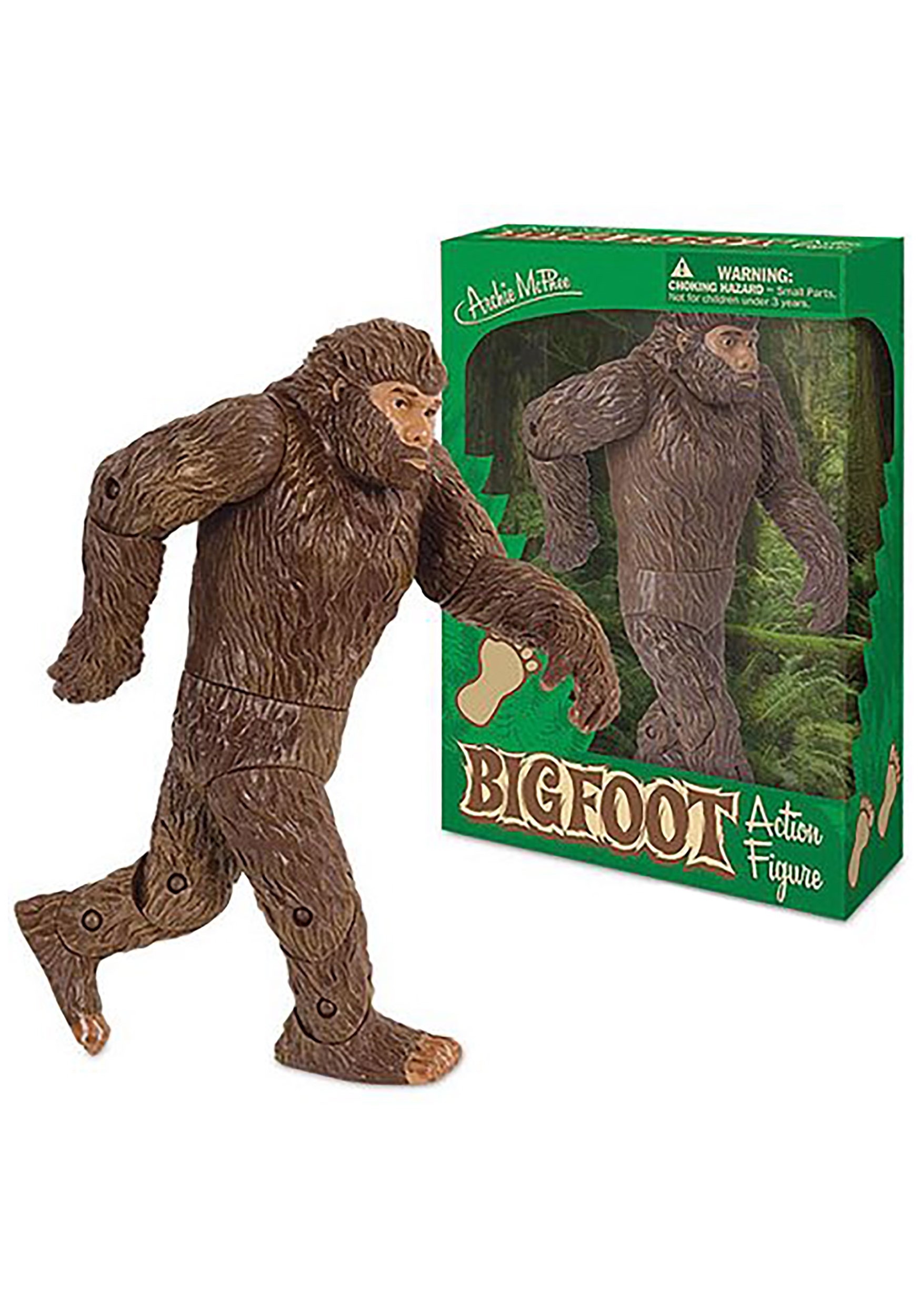 Archie McPhee Bigfoot Wild Action Figure