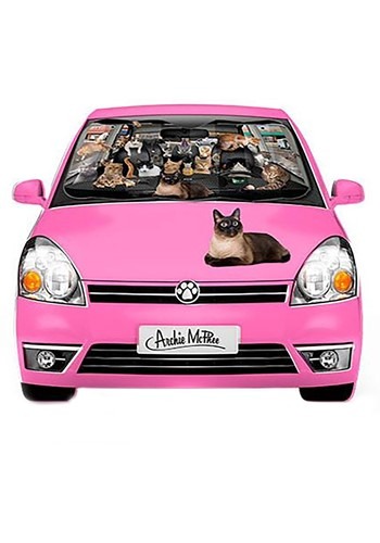Car Full of Cats Auto Sunshade