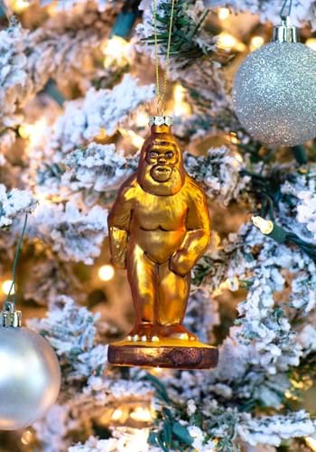 Archie McPhee Bigfoot Glass Ornament