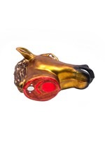 Creepy Horse Head Glass Ornament Alt 1