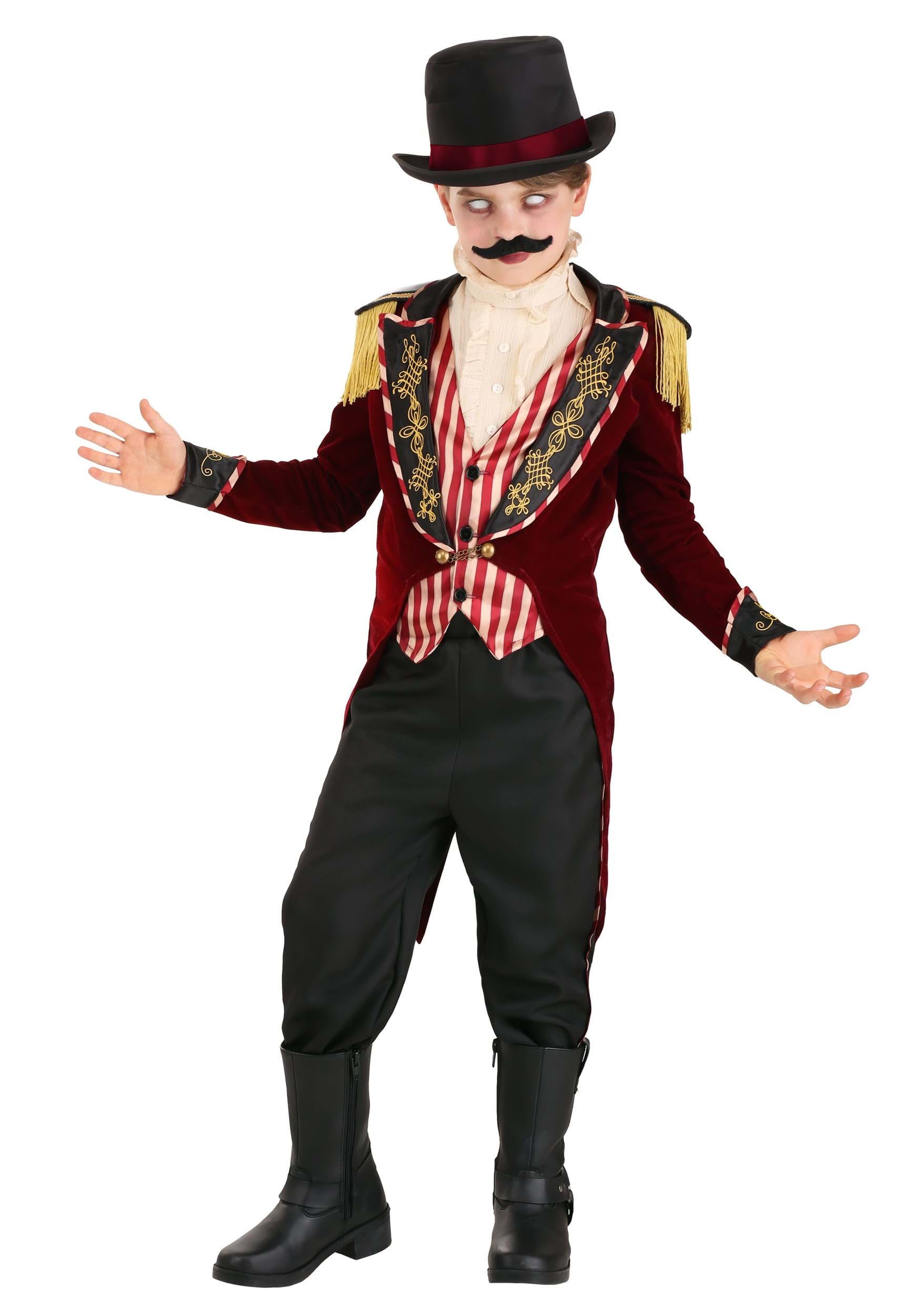 Photos - Fancy Dress FUN Costumes Possessed Ringmaster Costume for Boy's Black/Red/Brow