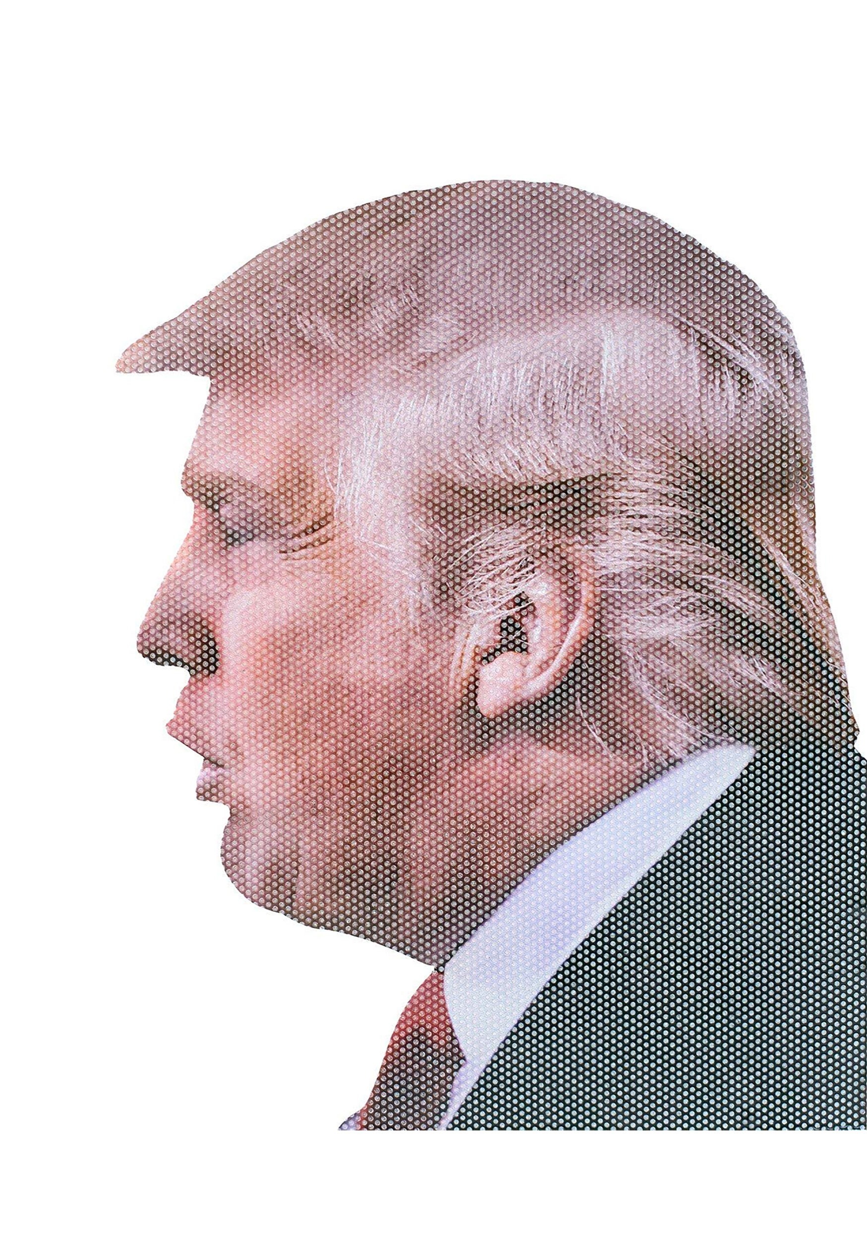 Easy Peel Passenger Window Sticker Ride With Trump - jurassic park theme song trump version roblox id