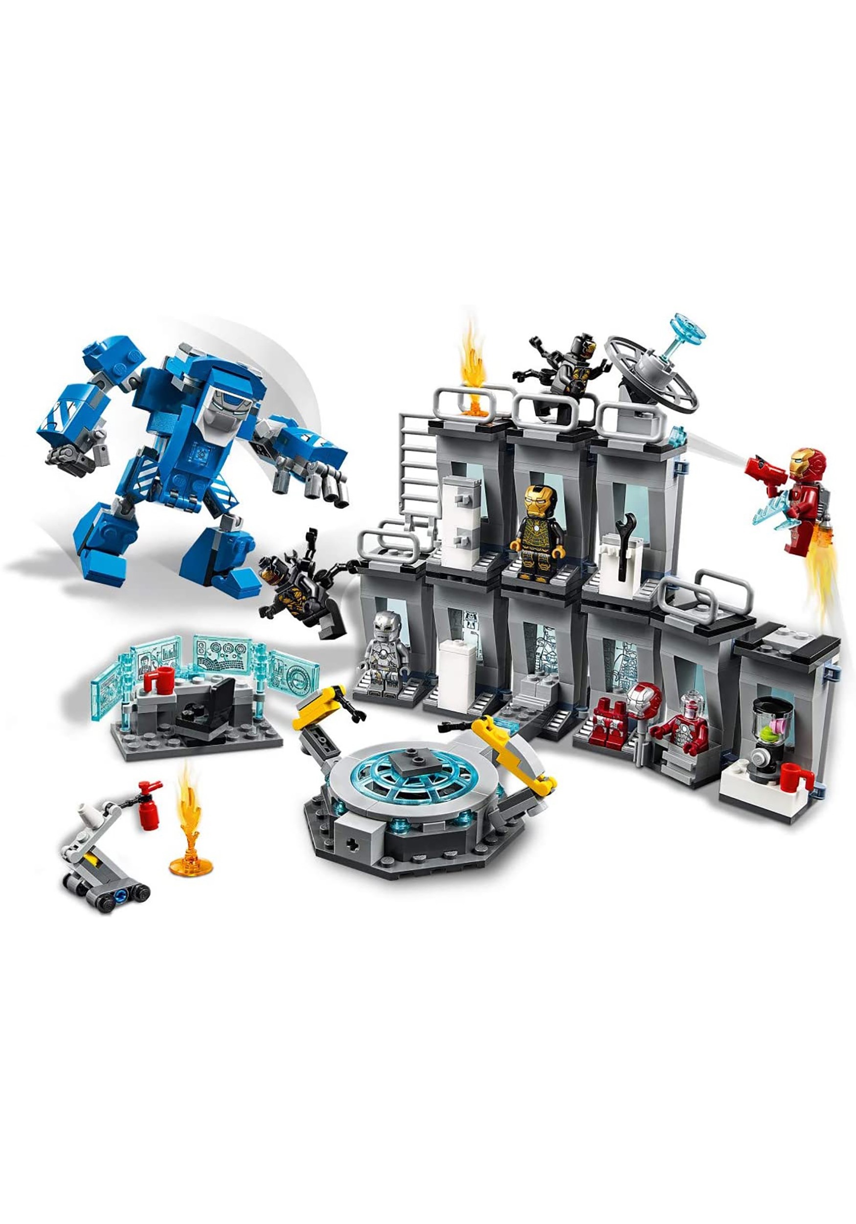 LEGO Avengers Iron Man Hall of Armor Building Set