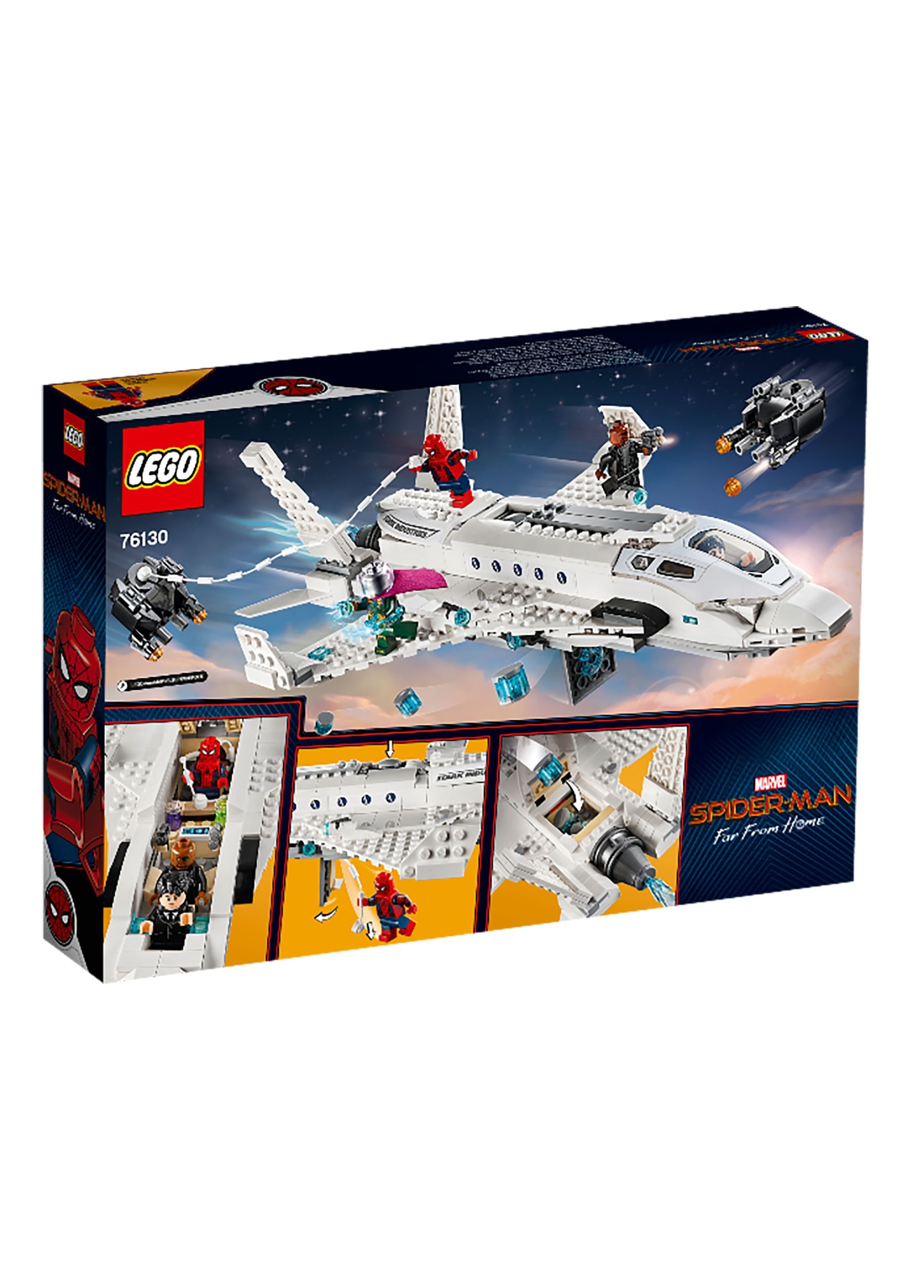 spiderman far from home lego jet