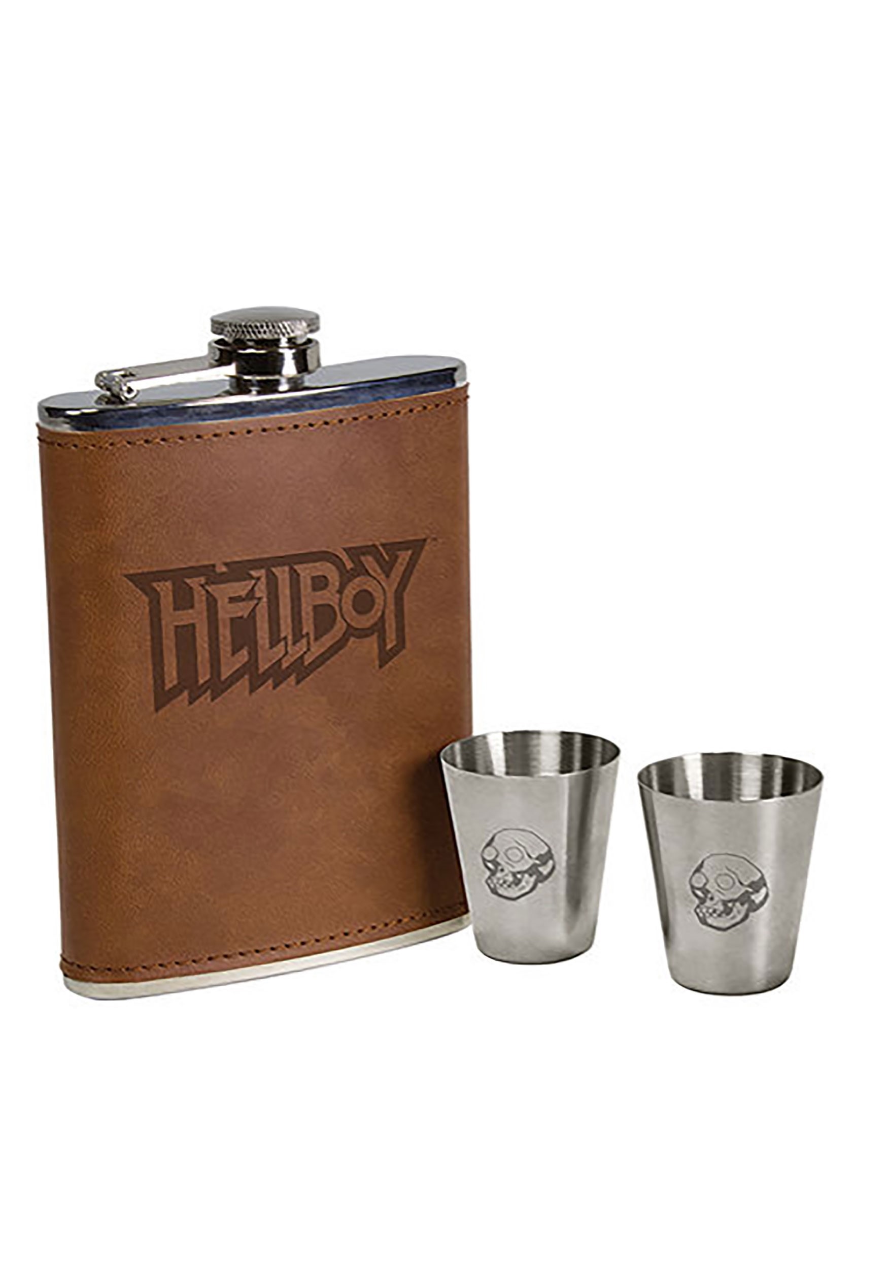 Deluxe Hellboy Flask Set