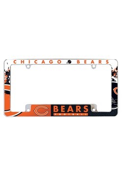 NFL Chicago Bears SPARO Chrome License Plate Frame