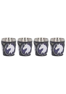 Set of 4 Unicorn Elixir Shot Glasses