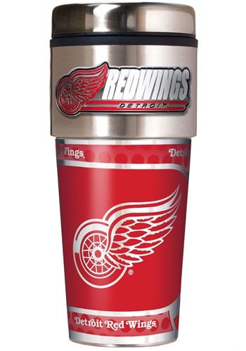 Detroit Red Wings 16 oz Tumbler with Metallic Graphics
