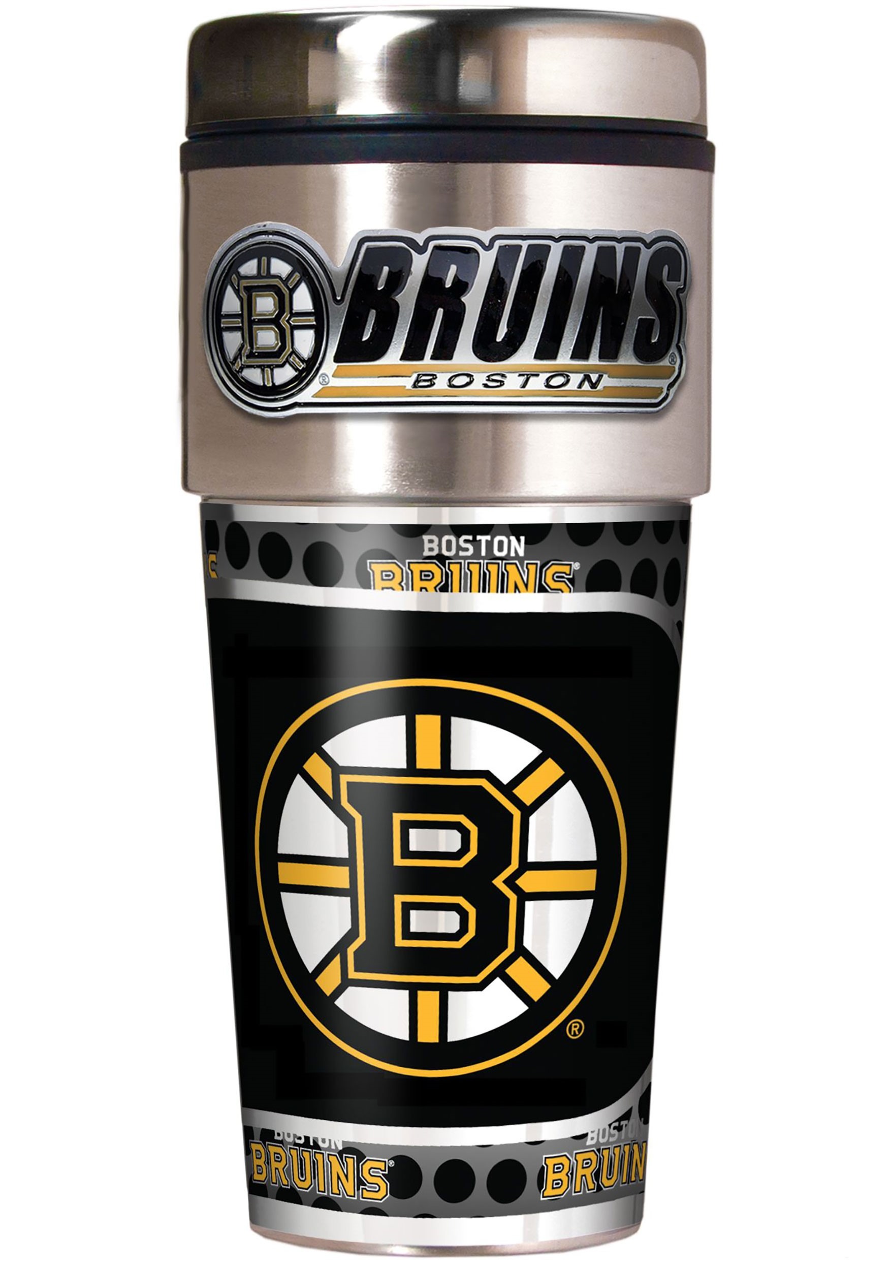 Boston Bruins 16 oz. NHL Tumbler w/ Metallic Graphics