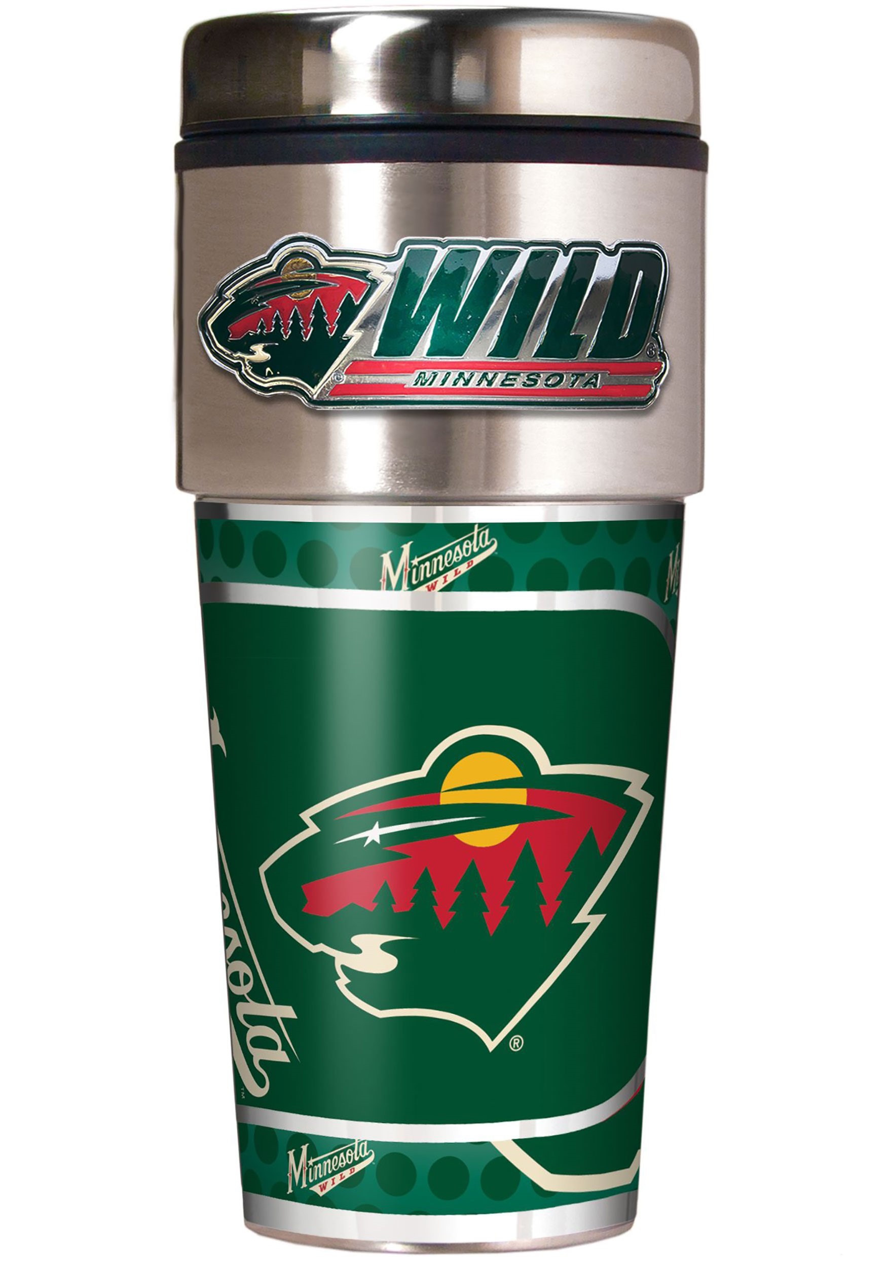 Minnesota Wild 16 oz. NHL Tumbler w/ Metallic Graphics