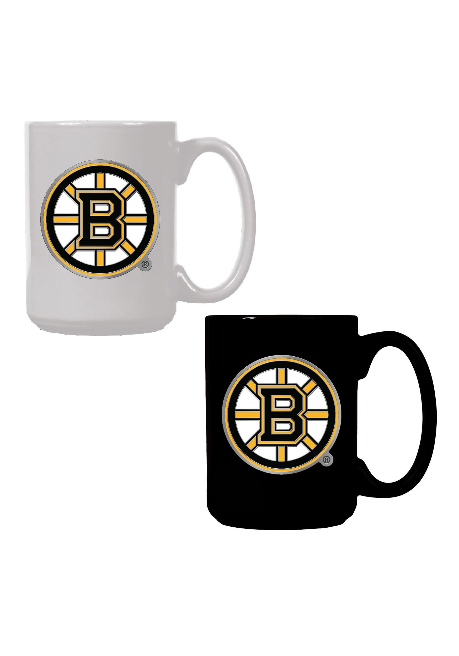 Boston Bruins NHL 15oz. Ceramic Mug Gift Set