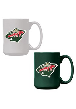 NHL Minnesota Wild 15oz. Ceramic Mug Gift Set
